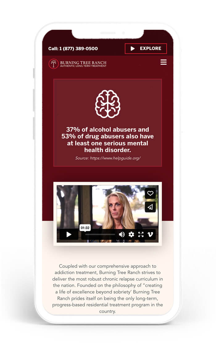 Burning Tree Ranch Web Design