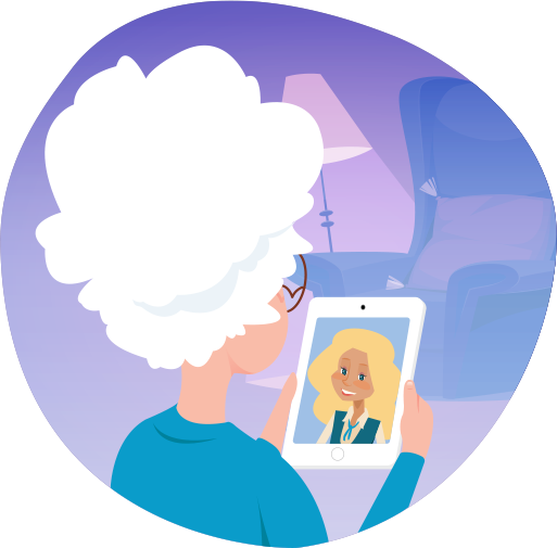 Custom Illustrations   Blue Moon Senior Counseling
