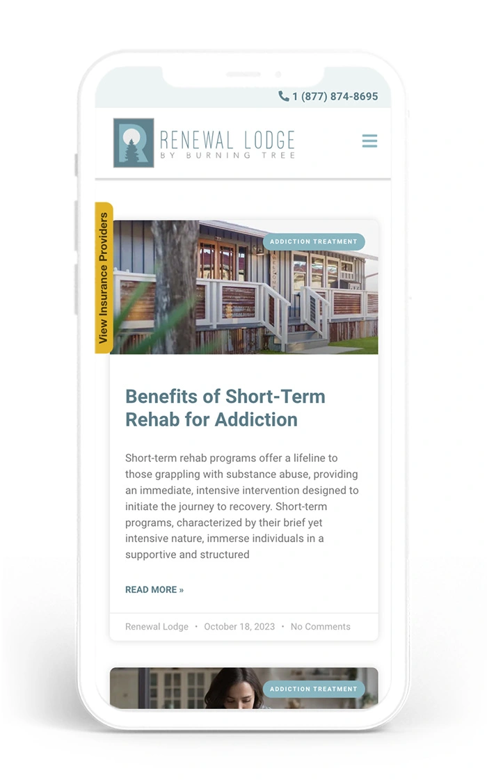 Renewal Lodge Web Design