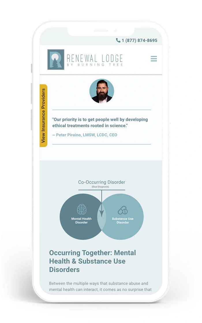 Renewal Lodge Web Design