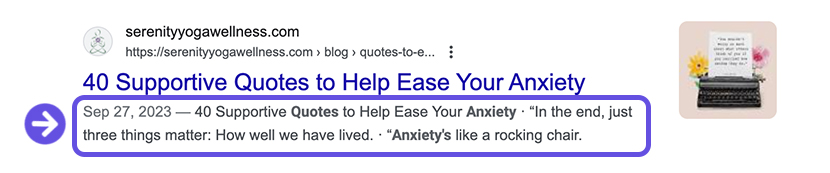 SEO for therapists websites   Meta description