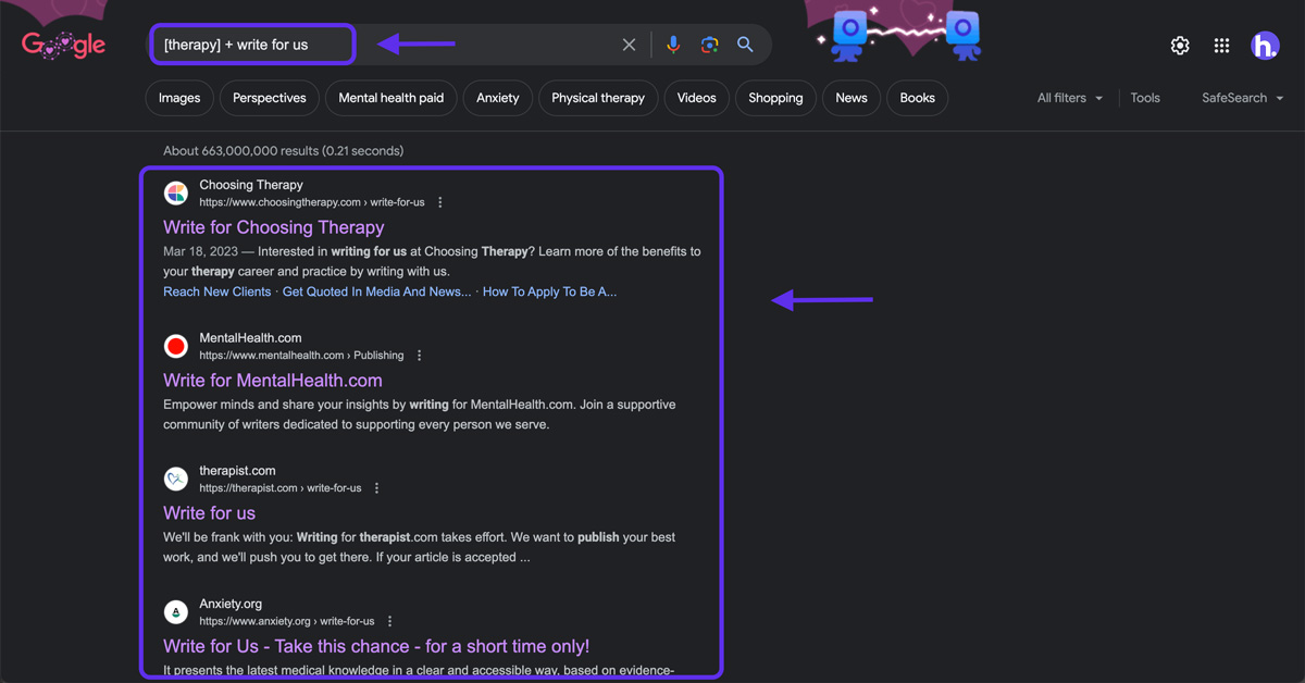 Google search operators find guest posting   off page SEO strategies