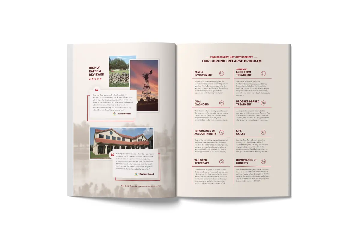 Burning Tree Ranch Brochure Mockup