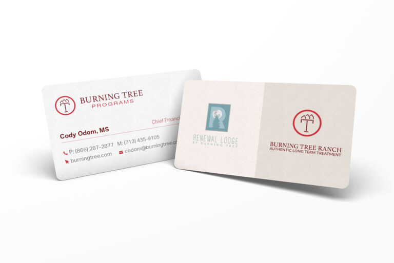 Burning Tree Programs Business Card Design