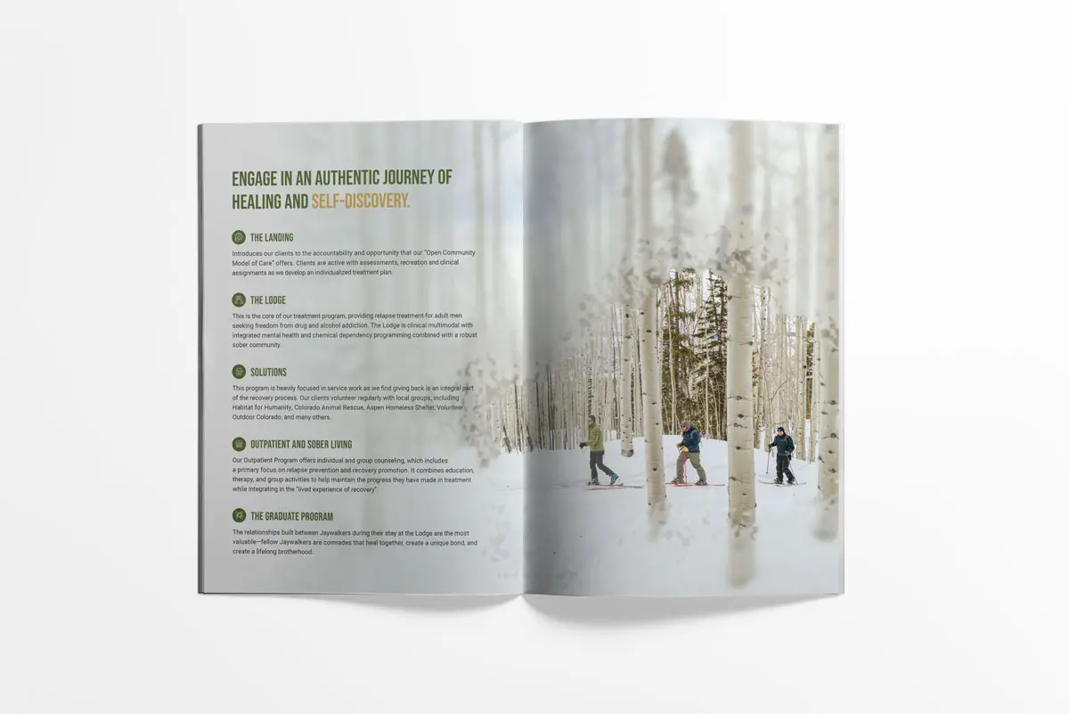 Jaywalker Lodge Brochure Design