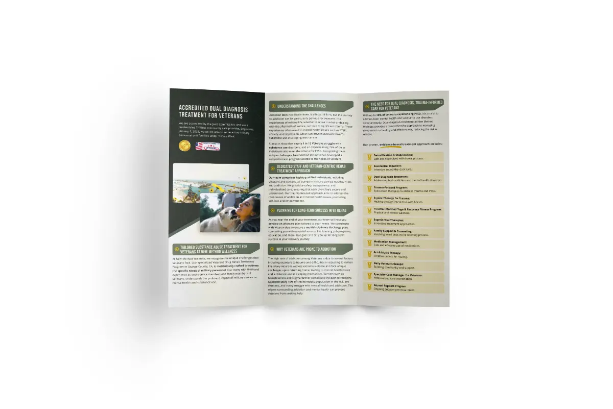 New Method Wellness VA Brochure Design