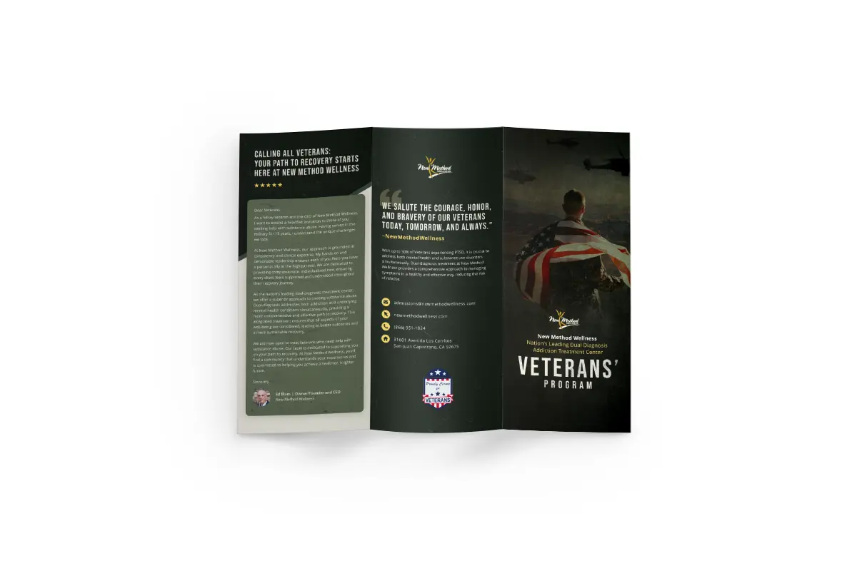 New Method Wellness VA Brochure Design