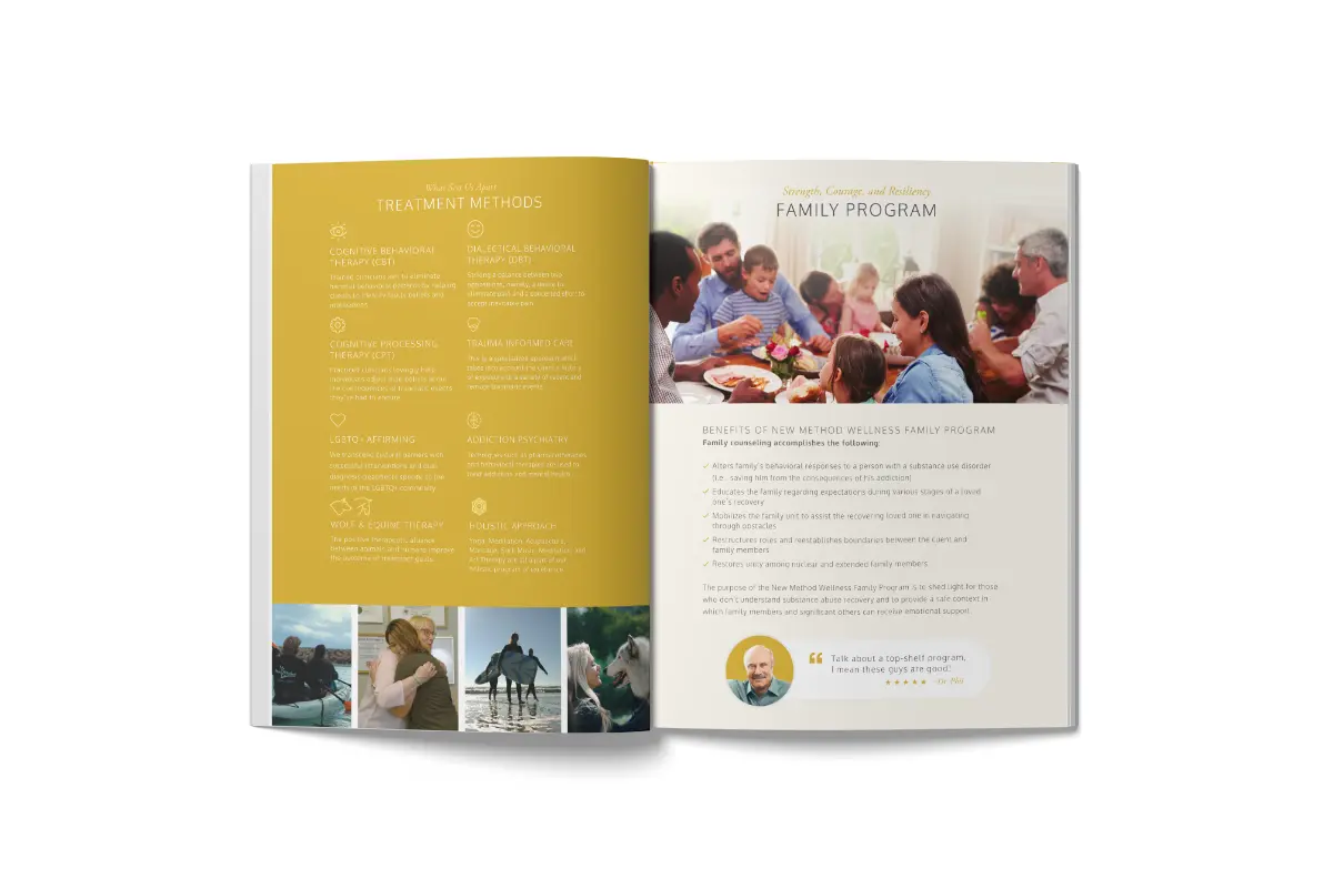 New Method Wellness Brochure Design