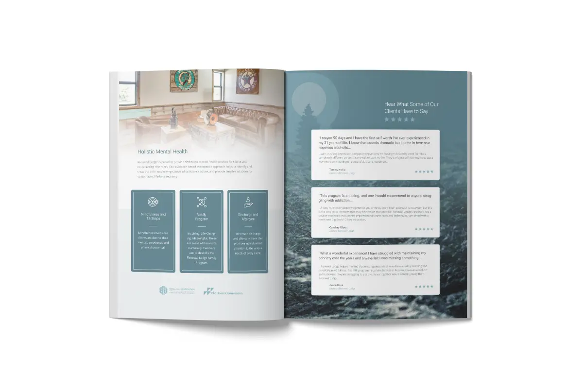 Renewal Lodge Brochure Design