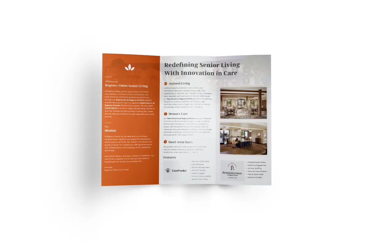New Method Wellness VA Brochure Design